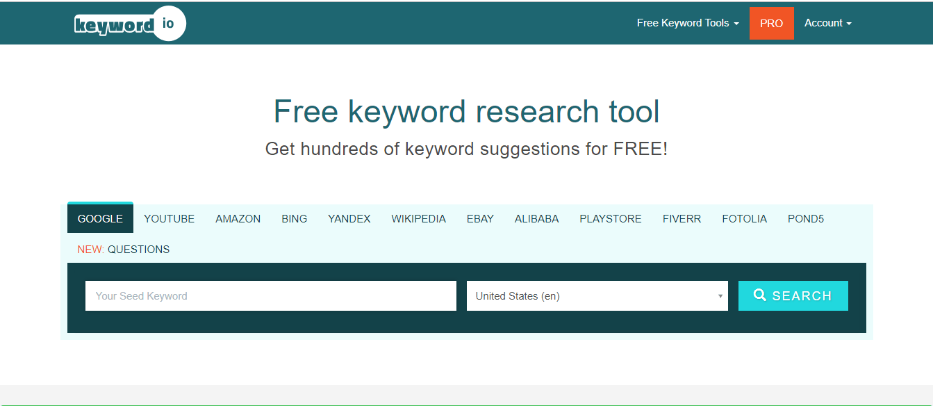 free keyword research tool