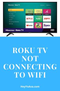 roku tv not connecting to wifi