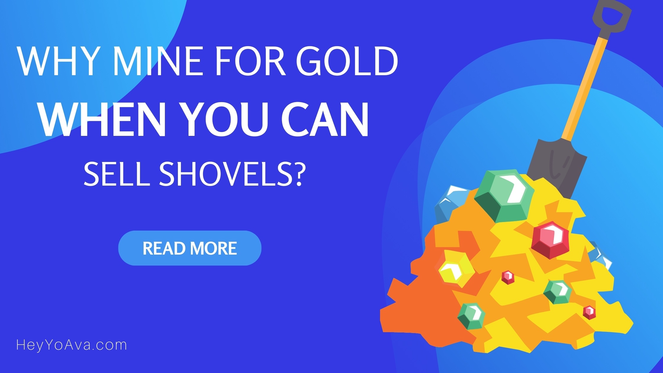 why mine for gold when you can sell shovels